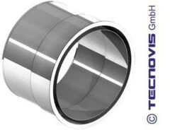 Wandfutter Doppelt Für 2 Mm Ofenrohr