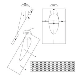 Dachdurchführung 45-60º Bleirand Mit Wetterkragen