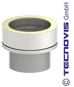 Verbindung Einwandig Zu Doppelwandig Für 2 Mm Stahlrohr (eingezogene Seite)