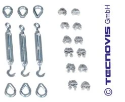 Befestigungsset Verzinkt Für Spannseile