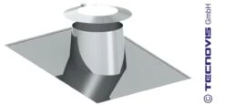 Dachdurchführung 5-15° Mit Wetterkragen