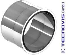 Wandfutter Doppelt Aus Edelstahl