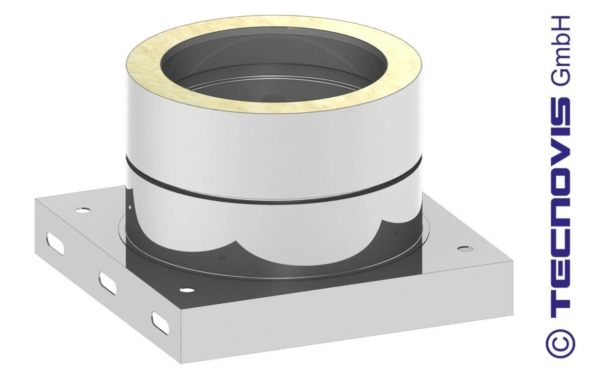 Grundplatte Mit Kondensatablauf UNTEN 4 Grundplatte Mit Kondensatablauf UNTEN – Bild 2