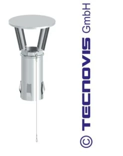 Regenhaube Mit Einschub 120 Mm