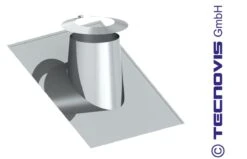 Flachdachdurchführung 36-45º Mit Wetterkragen