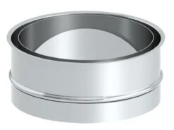 Wandfutter Doppelt 100 Mm , Unlackiert