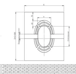 Blendbleche Zweiteilig 30-45° Mit Hinterlüftung