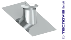 Flachdachdurchführung 16-25 ° Mit Wetterkragen