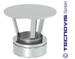 Mündungsabschluss Mit Regenhaube -MR Geschaft dweco1076 9