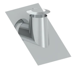 Flachdachdurchführung 36-45 ° Mit Wetterkragen