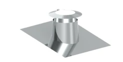 Flachdachdurchführung 5 - 15° Mit Wetterkragen