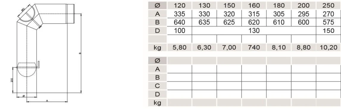 Winkelrohr Mit Tür Und Drosselklappe 5 Winkelrohr Mit Tür Und Drosselklappe – Bild 3