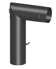 Kniewinkelrohr Mit Tür Und Drosselklappe