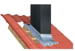 Kaminverkleidung Stülpkopf Furado L=1000 Mm "Lackiert" Schwarz - Furado A