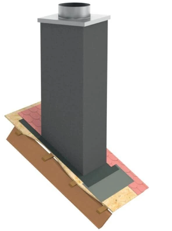 Kaminverkleidung Stülpkopf Furado L=1500 Mm "Lackiert" - Furado A 3 Kaminverkleidung Stülpkopf Furado L=1500 Mm "Lackiert" - Furado A