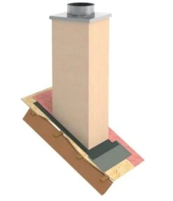 Kaminverkleidung Stülpkopf Furado L=1000mm "Putzoptik" - Furado A