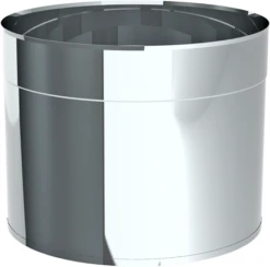 Auswurfrohr Mit Gebördeltem Abschluss, Länge 240 Mm