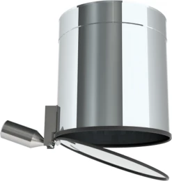 Auswurfrohr Mit Selbstschließendem Verschlussdeckel, Länge 32 Cm